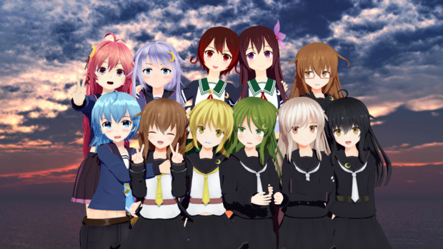 企画終了 Mmd艦これ睦月型企画 睦月型静画祭18 いしだ さんのイラスト ニコニコ静画 イラスト