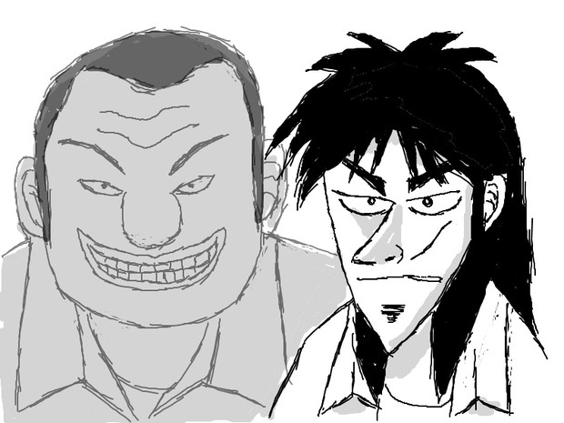 カイジｖｓ班長 模写 うすら さんのイラスト ニコニコ静画 イラスト