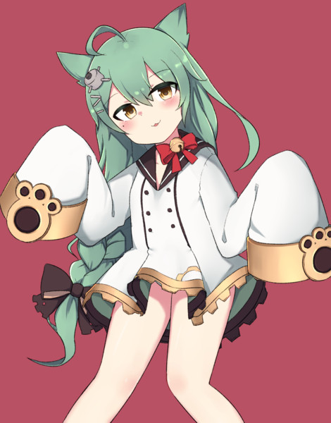 見えそうでみえないにゃ パイングミ さんのイラスト ニコニコ静画 イラスト