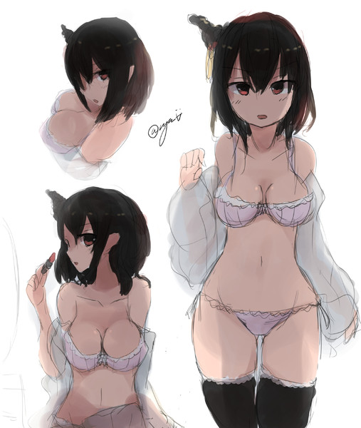 山城 下着 ニコニコ静画 イラスト