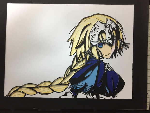 切り絵 Fgo ジャンヌ ダルク ちこやん さんのイラスト ニコニコ静画 イラスト