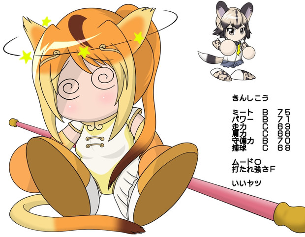 キンシコウ パワプロ風 いいちこ さんのイラスト ニコニコ静画 イラスト