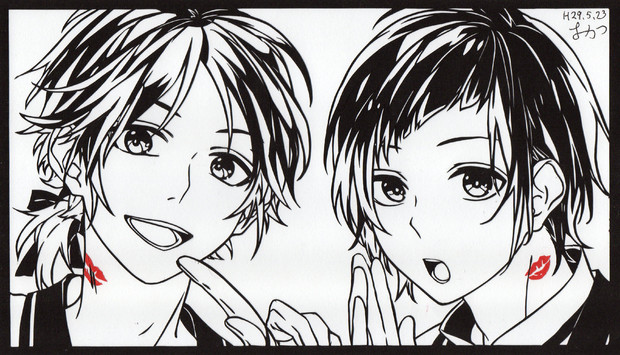 切り絵 ロメオ Lip Lip Honeyworks おかつ さんのイラスト ニコニコ静画 イラスト