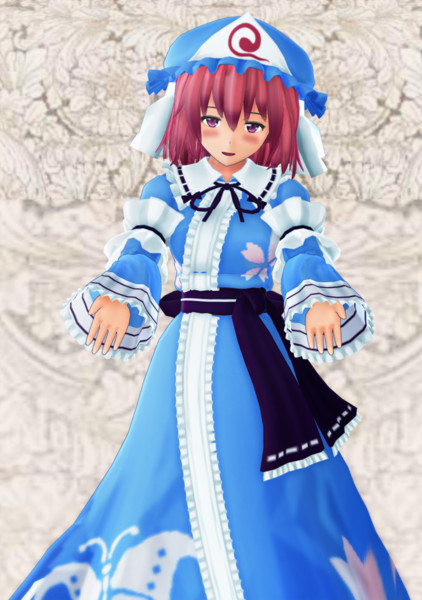 抱きまくら風 幽々子 アリパス さんのイラスト ニコニコ静画 イラスト