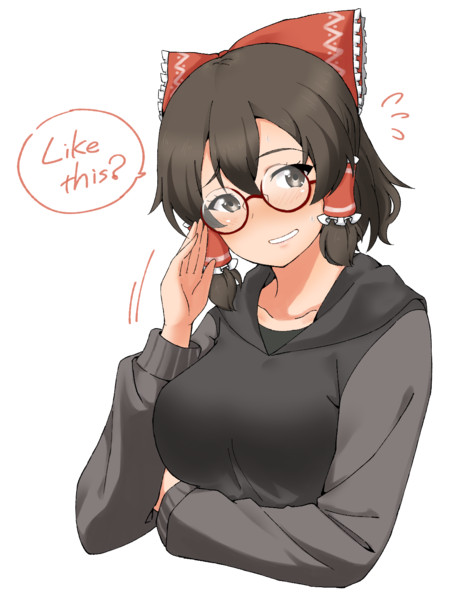 maru姉貴にmaru眼鏡をかけてもらう