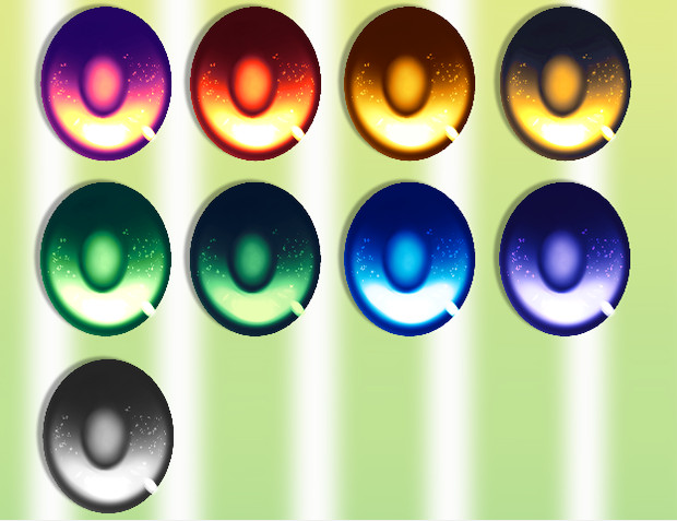 瞳テクスチャ ニコニコ静画 イラスト