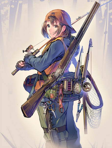 狩り釣りガール Daito さんのイラスト ニコニコ静画 イラスト