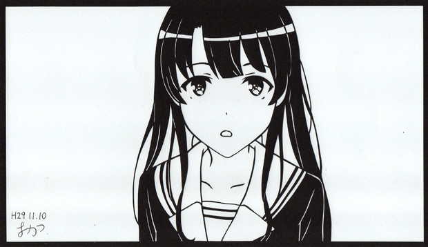 切り絵 加藤恵 おかつ さんのイラスト ニコニコ静画 イラスト