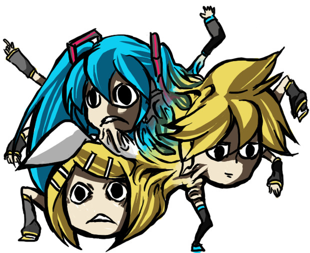 ボカロ なかよしさんにんぐみ ぴんくぼーる さんのイラスト ニコニコ静画 イラスト