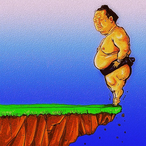 崖っぷち稀勢の里 木住野武 さんのイラスト ニコニコ静画 イラスト