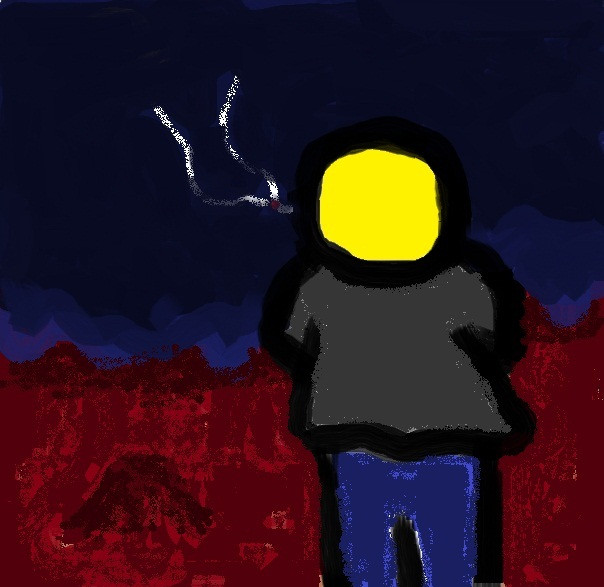 寂しい男 にーぼし さんのイラスト ニコニコ静画 イラスト