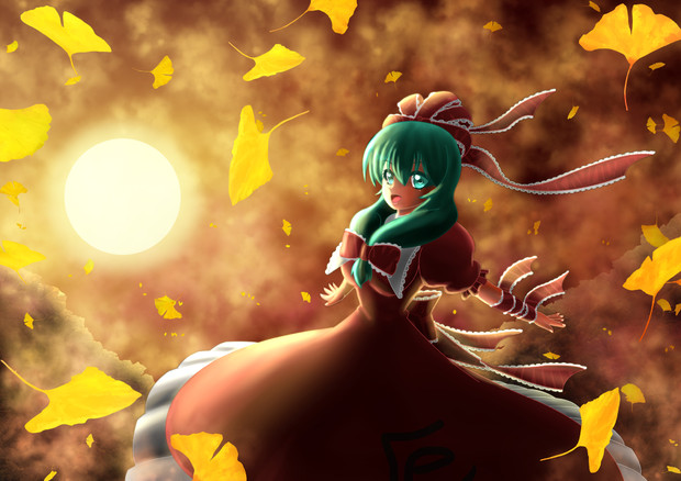 秋の夕日に たみ ヘカトンケイル さんのイラスト ニコニコ静画 イラスト