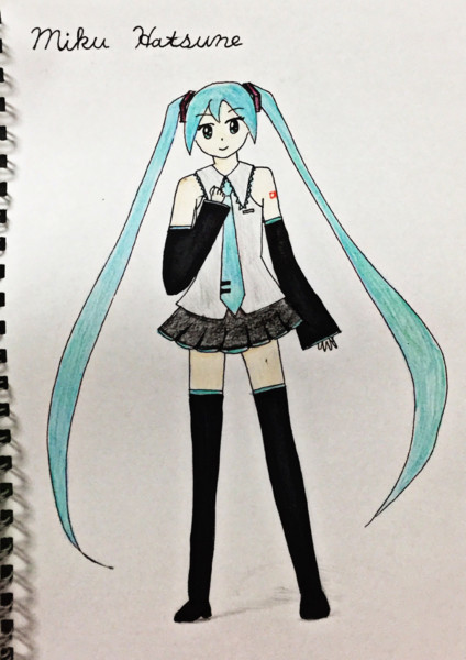 初音ミク描いてみた Macaron さんのイラスト ニコニコ静画 イラスト