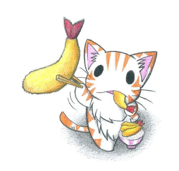 エビ天にゃんこ わにねこwithくまこ さんのイラスト ニコニコ静画 イラスト