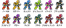 ロックマンxシリーズ風ロックマンゼロ フォーム差分 けつちろ F 超 極光 さんのイラスト ニコニコ静画 イラスト