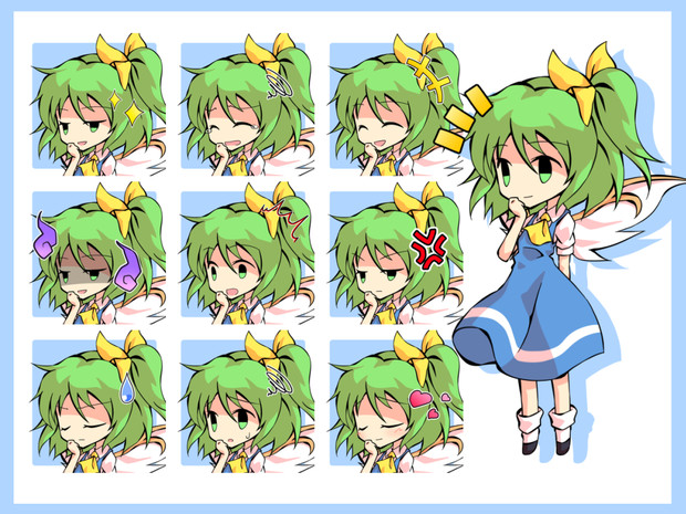 デフォルメ大妖精立ち絵 アイコン はるか さんのイラスト ニコニコ静画 イラスト