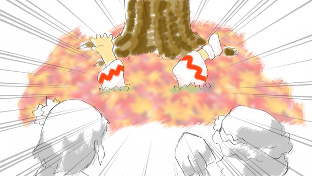 【2-4コマ】AKIら【第9回東方ニコ童祭Exリレー漫画】