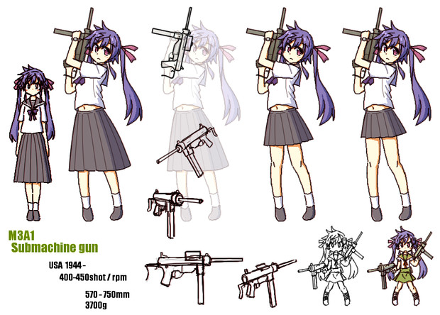 短機関銃 A 業務用ラー油 0ℓ さんのイラスト ニコニコ静画 イラスト