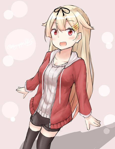 晩秋の私服 夕立 駄カッパ さんのイラスト ニコニコ静画 イラスト