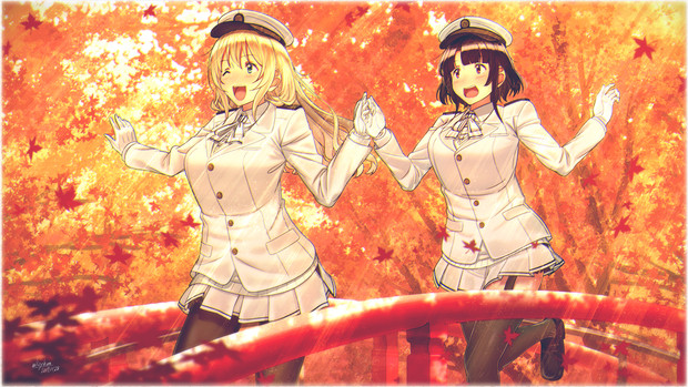 艦これ百景「実りの季節にぱんぱかぱーん♪」