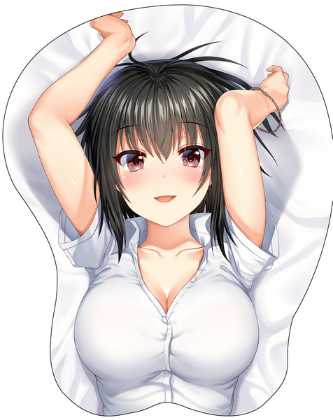 アルデヒド先生　ニー子&いも子　マウスパッド(希少) 2個セット いも子 おっぱいマウスパッド / アルデヒド さんのイラスト