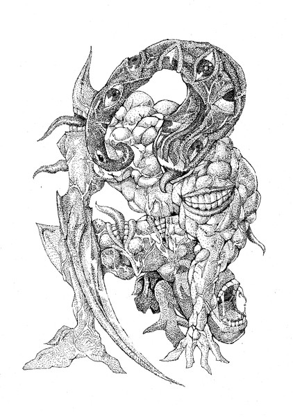 血塗られた舌 鮫島恭介 さんのイラスト ニコニコ静画 イラスト