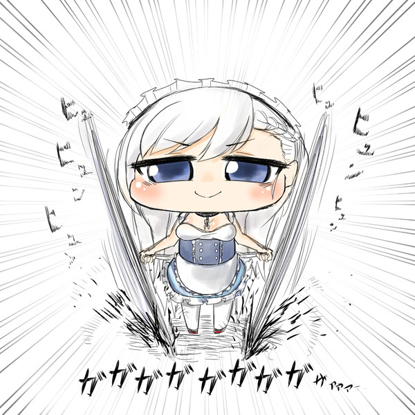 あの碇がついてる紐をヒュンヒュンふるベルファスト 赤鬼 さんのイラスト ニコニコ静画 イラスト