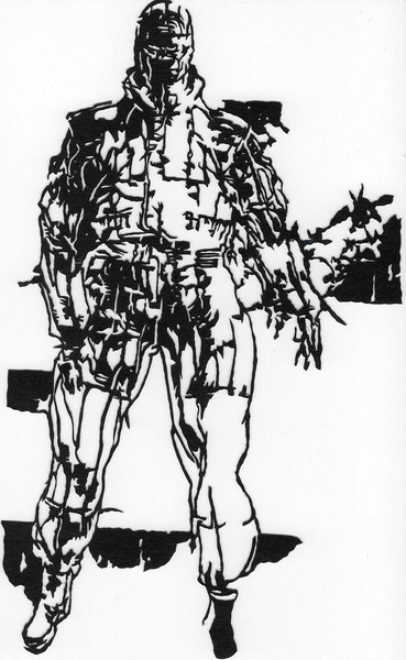 切り絵 The Pain ニコニコ静画 イラスト