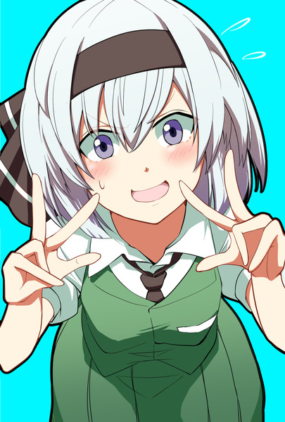 照れ顔ダブルピース John C94金東タa さんのイラスト ニコニコ静画 イラスト