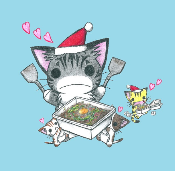 カップ焼きそばにゃんこ わにねこwithくまこ さんのイラスト ニコニコ静画 イラスト