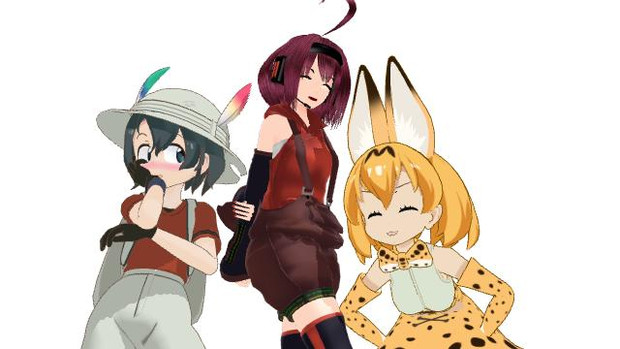 Mmdファミリー三人でポーズ 龍魔 うｐ主 さんのイラスト ニコニコ静画 イラスト