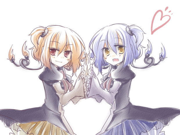 擬人化シャンデラ 2 くろす さんのイラスト ニコニコ静画 イラスト