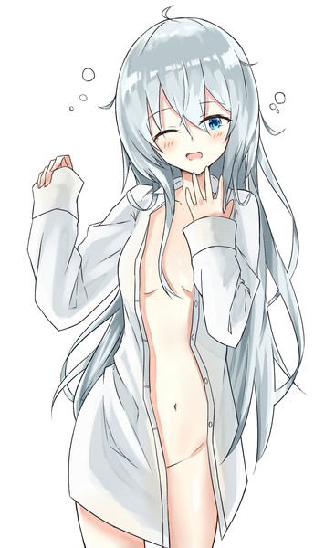 裸ダボシャツ寝ぼけ響ちゃん 夕兎 さんのイラスト ニコニコ静画 イラスト