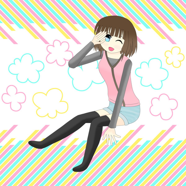 前髪パッツン 青奈みどり さんのイラスト ニコニコ静画 イラスト