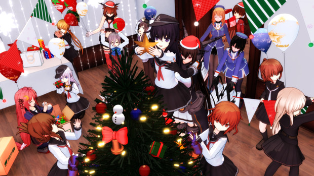 クリスマス準備中なのです もこ草 さんのイラスト ニコニコ静画 イラスト