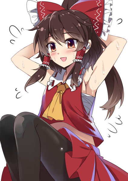 腹筋する霊夢さん Eo 4日目南3ム 21b さんのイラスト ニコニコ静画 イラスト