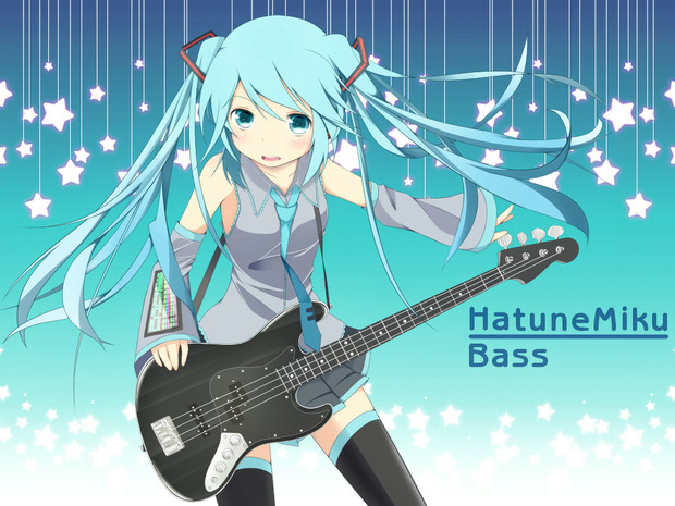 初音ミク Bass Tmtm さんのイラスト ニコニコ静画 イラスト