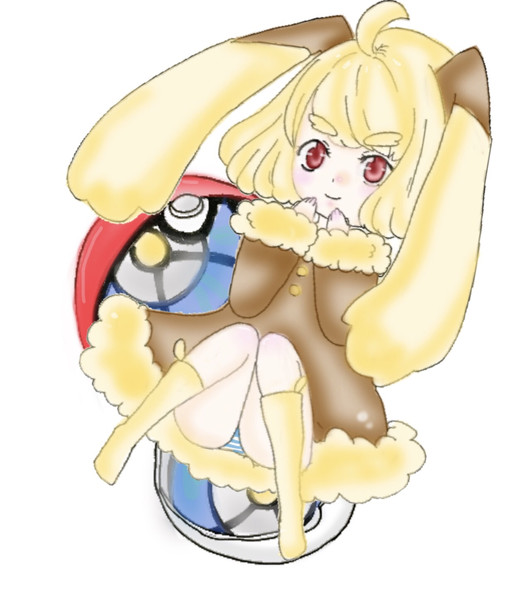 ポケモン ミミロップ擬人化 - A-kun(♀)のイラスト - pixiv
