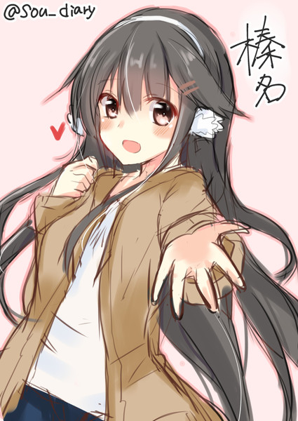 落書き私服榛名 そう 不定期投稿 さんのイラスト ニコニコ静画 イラスト