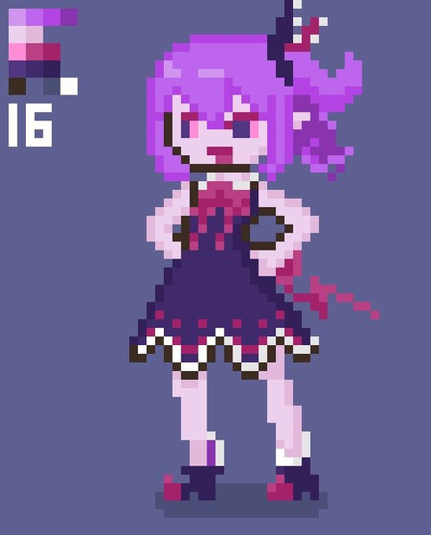 魔王のムスメのドット絵 Mochi さんのイラスト ニコニコ静画 イラスト