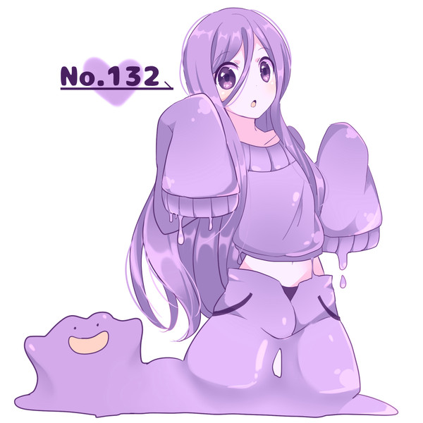 メタモン擬人化 扇城ひな さんのイラスト ニコニコ静画 イラスト