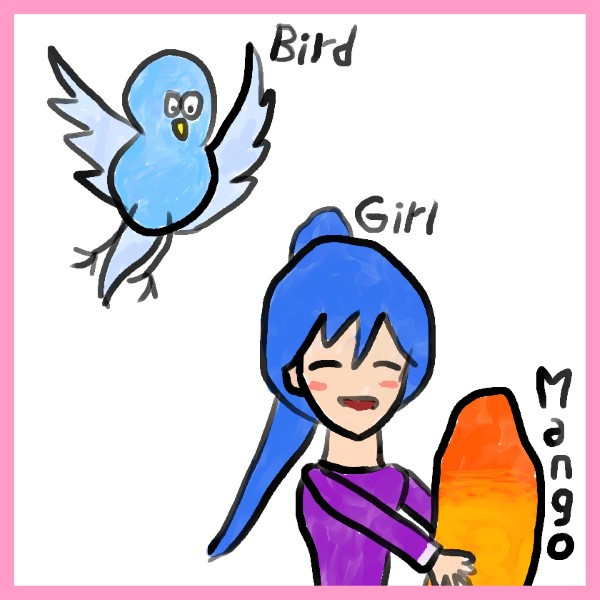 Bgm Bird Girl Mango A Artbab00 さんのイラスト ニコニコ静