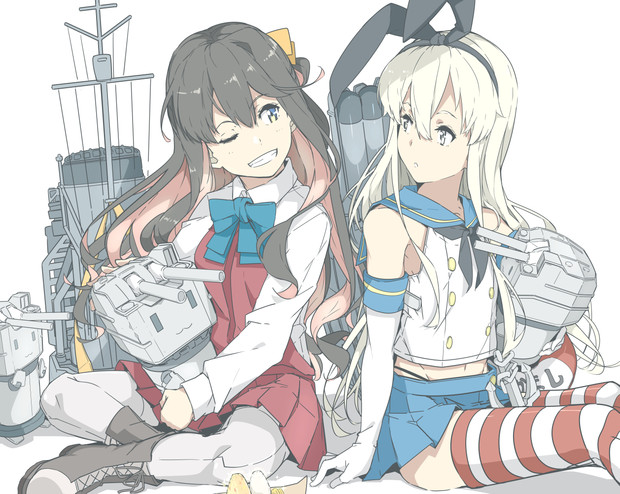長波サマと島風 ににも さんのイラスト ニコニコ静画 イラスト