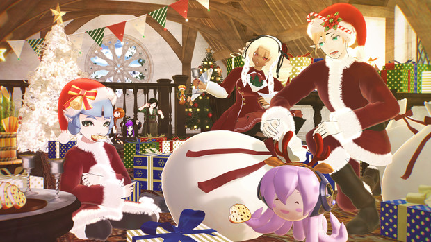 エルフたちのクリスマス準備 シーダ さんのイラスト ニコニコ静画 イラスト