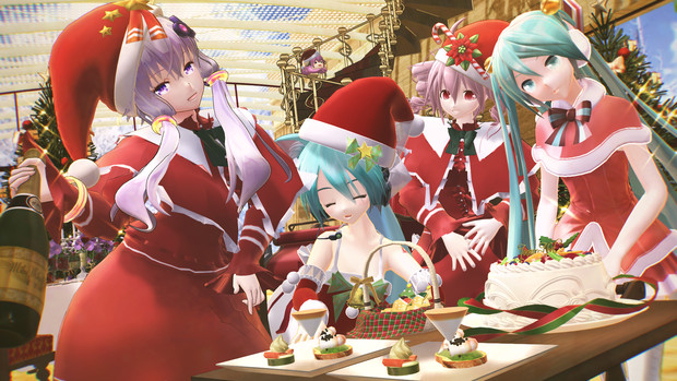 早めのクリスマスパーティー シーダ さんのイラスト ニコニコ静画 イラスト