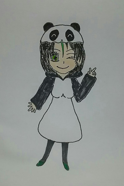パンダ系女子 ニコニコ静画 イラスト