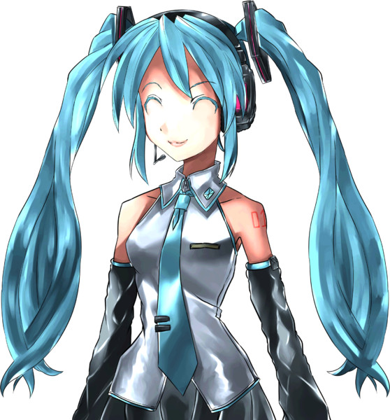 初音ミク フリー素材改変 不敵な笑み マサタカマン さんのイラスト ニコニコ静画 イラスト