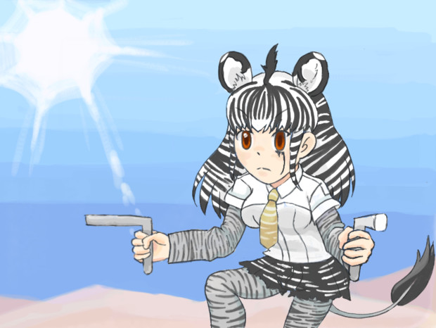 けものフレンズ 占い棒使いの捜索者 シャオ ブルーナ さんのイラスト ニコニコ静画 イラスト