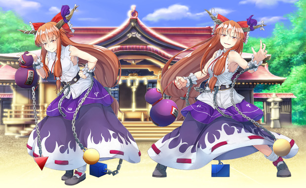 Ex伊吹萃香 鴉天狗ａ さんのイラスト ニコニコ静画 イラスト