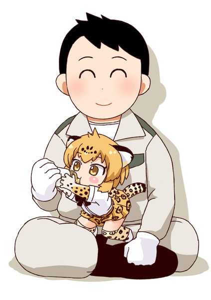 哺乳瓶でジャガーに授乳するなかやまおにいさん Gbn さんのイラスト ニコニコ静画 イラスト